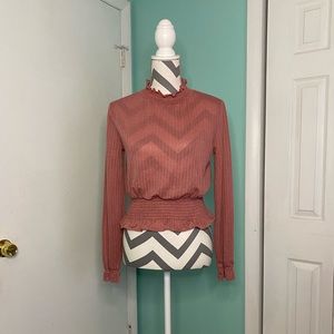 ❗️Closet Clear Out❗️Inspired Hearts Ruffled Crop Top